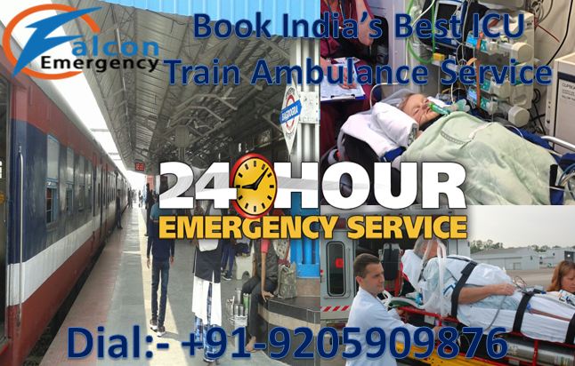 24 Hours Helpful Falcon Train Ambulance Patient Transfer Services 01