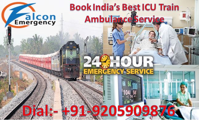 get falcon train ambulance patient shifting in all cities India 02