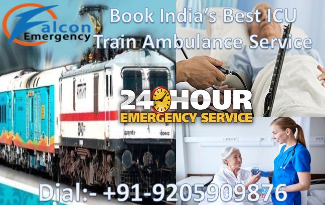 24 Hours Helpful Falcon Train Ambulance Patient Transfer Services 03