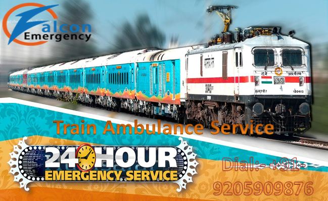 24 Hours Helpful Falcon Train Ambulance Patient Transfer Services 05