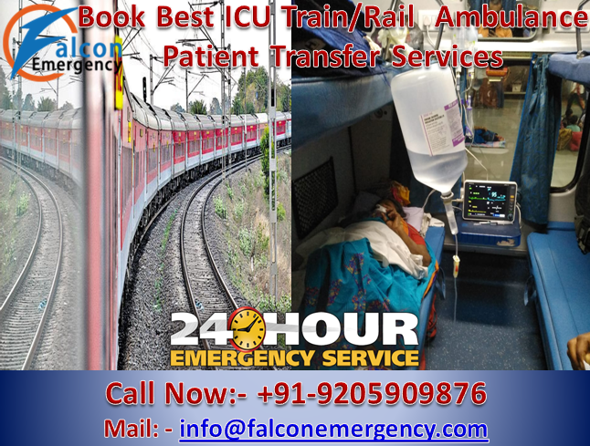 Falcon Emergency Train Ambulance in Delhi and Kolkata - Get Quick and Best Relocation 05