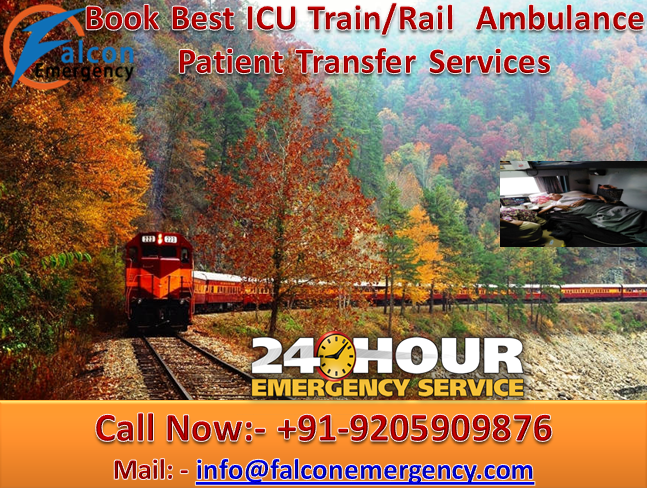 Falcon Emergency Train Ambulance in Delhi and Kolkata - Get Quick and Best Relocation 06