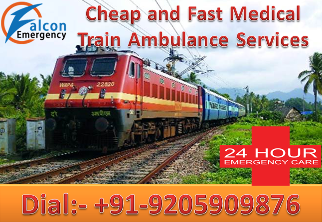 24 hour helpful medical train ambulance in Delhi 03
