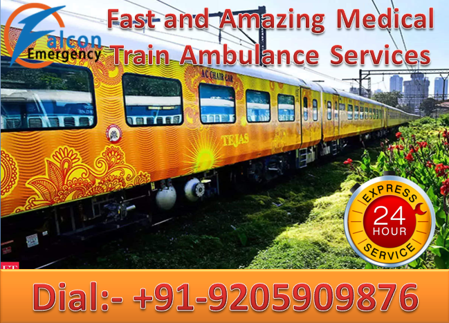 24 hour helpful medical train ambulance in Delhi 06