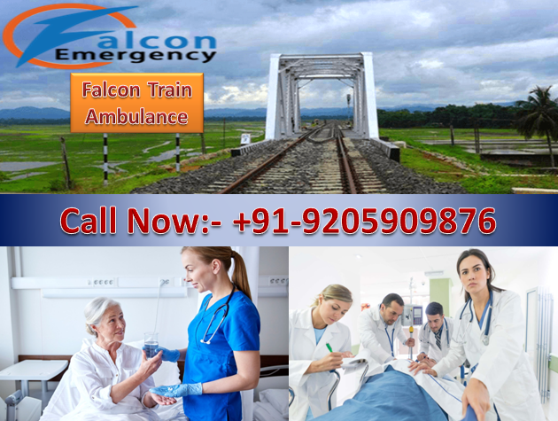 Falcon Emergency Train Ambulance in Delhi and Kolkata - Get Quick and Best Relocation 03