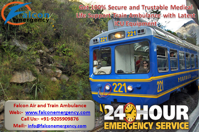 rail ambulance service in patna by falcon emergency at low-cost 01