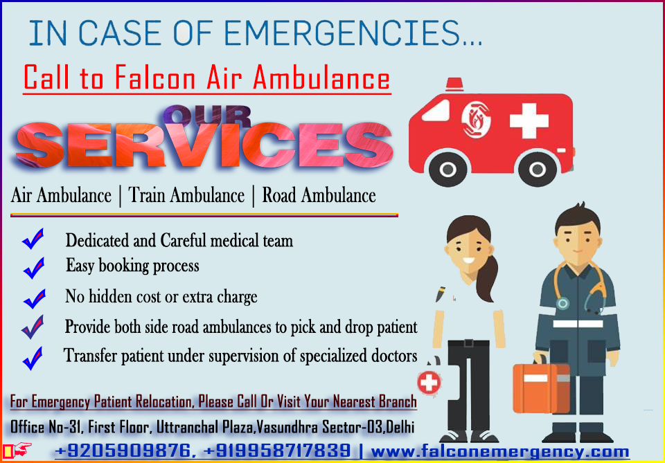 Delhi Train Ambulance by Falcon Emergency 04