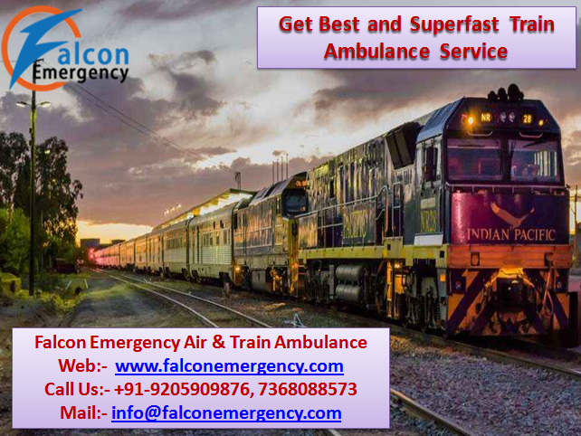 train ambulance from patna to mumbai by falcon emergency 04